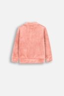 COCCODRILLO sweatshirt FLOWERS GIRL NEWBORN, powder pink, ZC4132201FGN-033-086, 86 cm