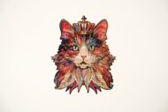 ROWOOD Puidust puzzle Cat King, TA002