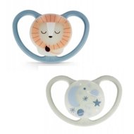 NUK lutt silik Space Night, 0-6m, 2 tk, SU97