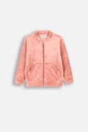 COCCODRILLO sweatshirt FLOWERS GIRL NEWBORN, powder pink, ZC4132201FGN-033-086, 86 cm