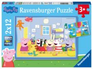 RAVENSBURGER pusled Peppa seiklus, 2x12tk, 5574