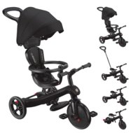 GLOBBER kolmerattaline jalgratas Explorer Trike 4in1, must, 634-120