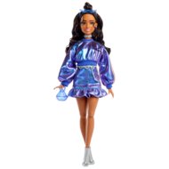 BARBIE Deluxe Fashionistas – läikivlillas seelikus, JFP42