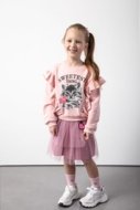 COCCODRILLO seelik CRAFT PUNK GIRL KIDS, roosa, ZC5124201CGK-033-122, 122 cm