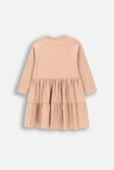 COCCODRILLO dress MYSTIC NATURE GIRL KIDS, beige, ZC4129101MGK-002-122, 122 cm