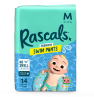 RASCALS ujumismähkmed COCOMELON, M suurus, 10-15 kg., 14 tk., 93718