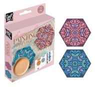 CRAFT ID loovkomplekt Diamond Painting Coaster, kuusnurkne kuju, CR2073/GE