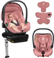 LIONELO turvahäll alusega ISOFIX ASTRID I-SIZE, Pink coral, 40-87 cm.