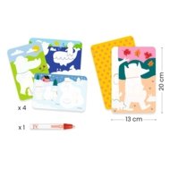 DJECO vee abil värvimise komplekt Magic Colouring – 4 Seasons, DJ09076