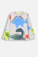 COCCODRILLO t-shirt DIGITAL BOY KIDS, hallid, ZC4143103DBK-019-122, 122 cm