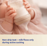 CANPOL BABIES pudelilutid kiire NATURAL SHAPE Anti-colic, väga aeglase vooluga, 0m+, 2 tk., 21/750
