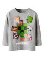 NAME IT MINECRAFT t-särk, 13249602-6e6e6e 110 cm