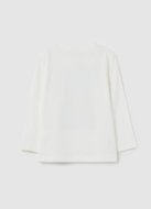 OVS pikkade varrukatega t-särk, valged, 134 cm, 002114405