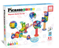 PICASSO TILES Magnetiline konstruktor Marble Run 60 osa, PTG60