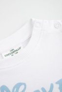 COCCODRILLO lühikeste varrukatega t-särk, valged,