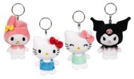 HELLO KITTY pehme mänguasi võtmehoidja, 10 cm, assortii., 760026148