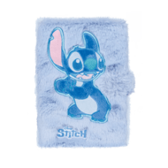 STITCH DISNEY A5 karvane pehme märkmik, sinine, 99534PTR