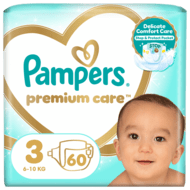 PAMPERS Premium Care teipmähkmed, suurus 3, 6-10kg 60 tk, 81765772