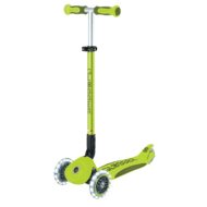 GLOBBER tõukeratas Go Up Deluxe Flash Lights, laimiroheline, 748-606