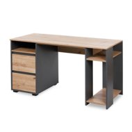 LITTLE SKY by KLUPŚ kirjutuslaud DALIA, Anthracite/Oak
