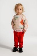 COCCODRILLO sweatshirt CUTE GIRL NEWBORN, powder pink, ZC4132602CGN-033-086, 86 cm