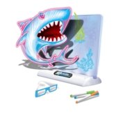 3D joonistamis- ja kirjutamistahvel valgusega, sinine, 2410K0093