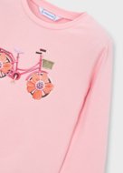 MAYORAL pikkade varrukatega t-särk, blossom, 3.019-11, 98  cm