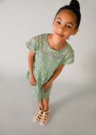 MAYORAL lühikeste varrukatega kleit, sage, 6.904-94, 176 cm