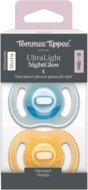 TOMMEE TIPPEE silikoonist lutt NIGHT GLOW ULTRALIGHT, 6-18 k., 2 tk., 433805