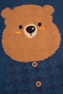 COCCODRILLO kampsun FOREST FRIENDS BOY NEWBORN, sinine, ZC5172101FBN-015-086, 86 cm
