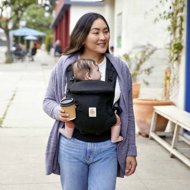 ERGOBABY kõhukott ADAPT SOFTTOUCH, Cotton, onyx black, BCASTCONYX