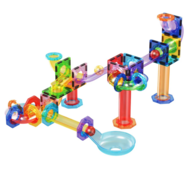 PICASSO TILES Magnetiline konstruktor Marble Run 60 osa, PTG60
