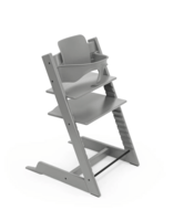 STOKKE söögitool koos turvakaare ja pehmendusega TRIPP TRAPP, storm grey, nordic grey, 685200