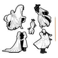 MOXY FROZEN kraabitavate kleebiste komplekt, TT681804