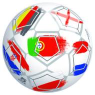 JOHN JS Flags vinüülist jalgpall, 230 mm, 50789