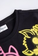 COCCODRILLO t-särgid RAVE GIRL KIDS, must, cm