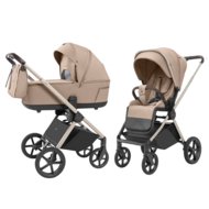 CARRELLO universaalne käru 2in1 ULTRA, Floral Beige, CRL-6527