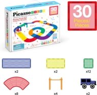 PICASSO TILES magnetkonstruktor Race track 30 tk., PTR30