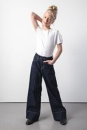 COCCODRILLO püksid JEANS COLLECTION GIRL, sinine, ZC5123102JCG-015-134, 134 cm