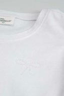 COCCODRILLO short sleeved t-shirt, white, XCX143201EJG-001-140, 140 size