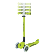 GLOBBER tõukeratas Go Up Deluxe Flash Lights, laimiroheline, 748-606