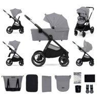 KINDERKRAFT universaalne käru 2IN1 NEA 2.0, platinum grey, KSNEA002GRY2000