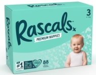 RASCALS mähkmed, 3 suurus, 6-11 kg., 88 tk.