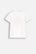 COCCODRILLO t-shirt EVERYDAY BOY A, valged, ZC4143213VBA-001-122, 122 cm