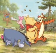 CLEMENTONI pusle Square Disney Winnie the Pooh, 3x48 tk., 25063