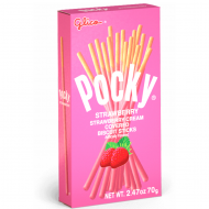 POCKY lazdelės Strawberry 38g, 0206