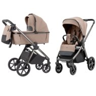 CARRELLO universaalne käru OMEGA 2IN1, Fantastic beige, CRL-6530/1