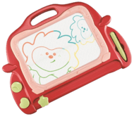 Magnetiline joonistamis- ja kirjutamistahvel, punane, 2310K0223