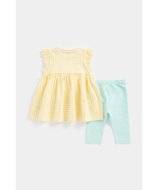 MOTHERCARE lühikeste varrukatega kleit + retuusid, EC499