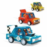 DJECO võidusõiduautode meisterdamise loovuskomplekt Grand Prix, DJ07932